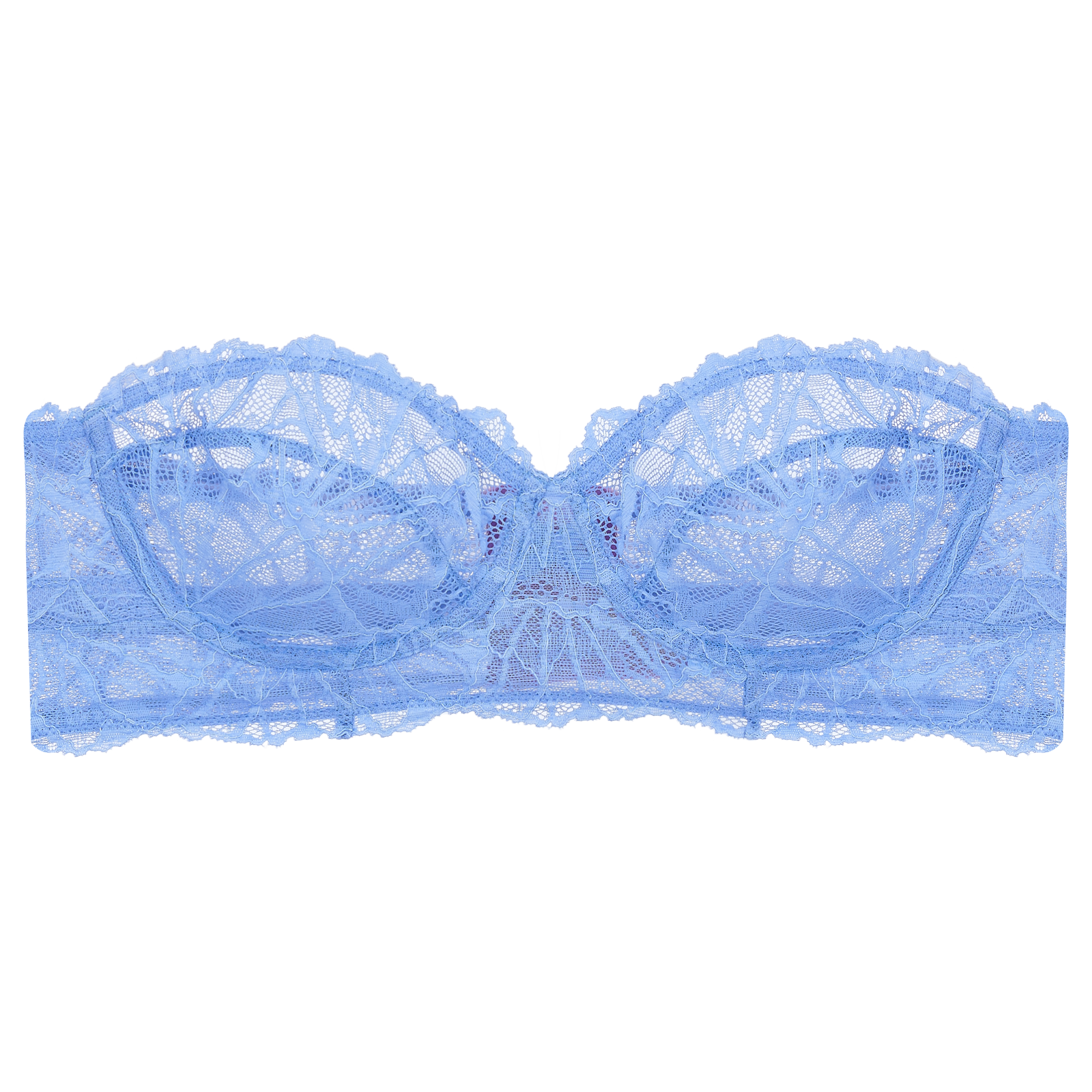 Blue strapless discount bra