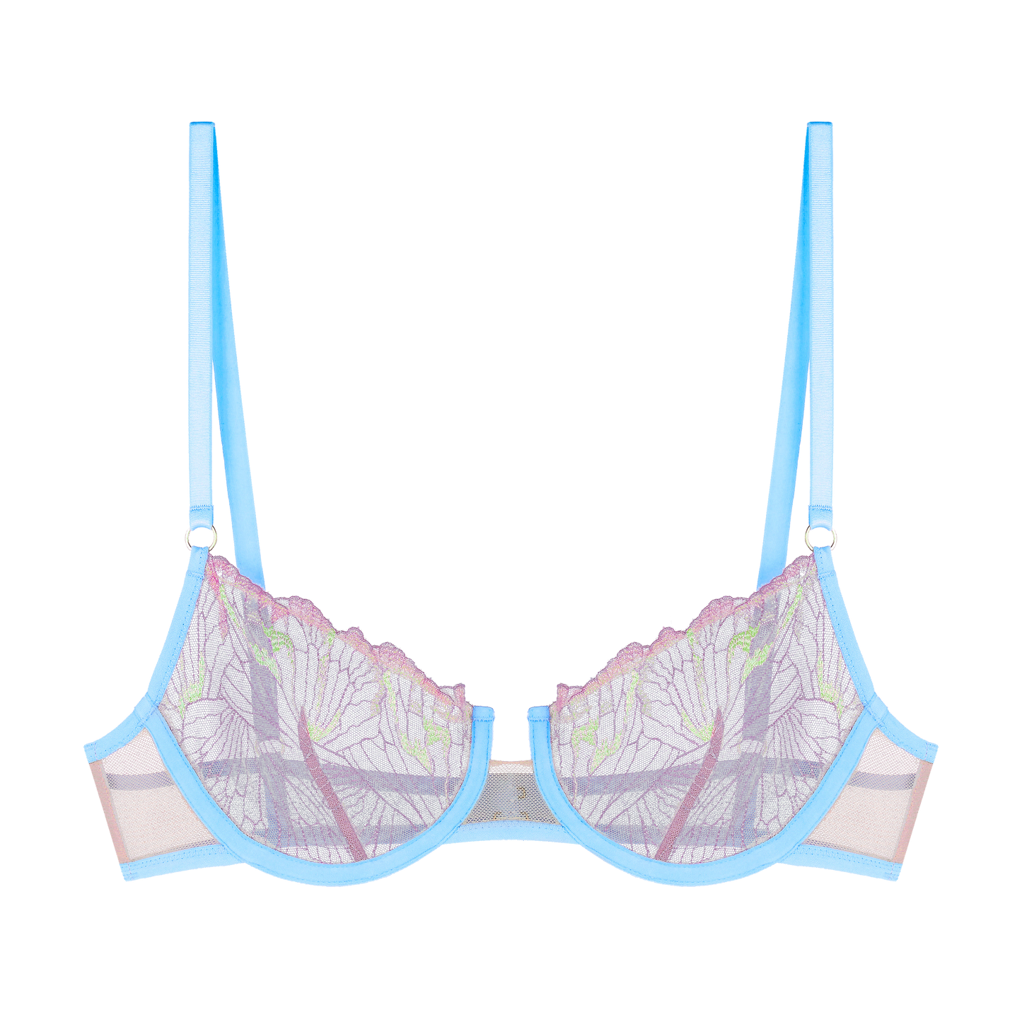 Echo Butterfly Embroidery Underwire Bra