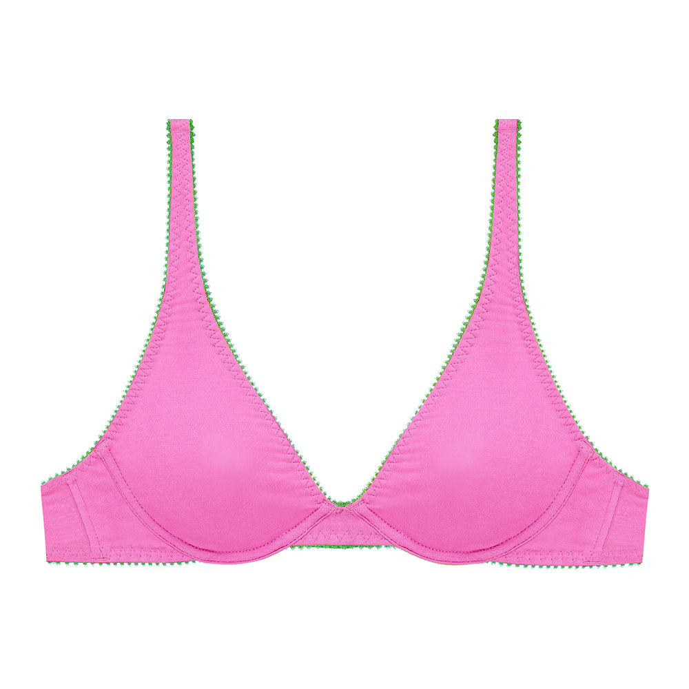 Dora Larsen |Fannie Organic Cotton Plunge Underwire Bra