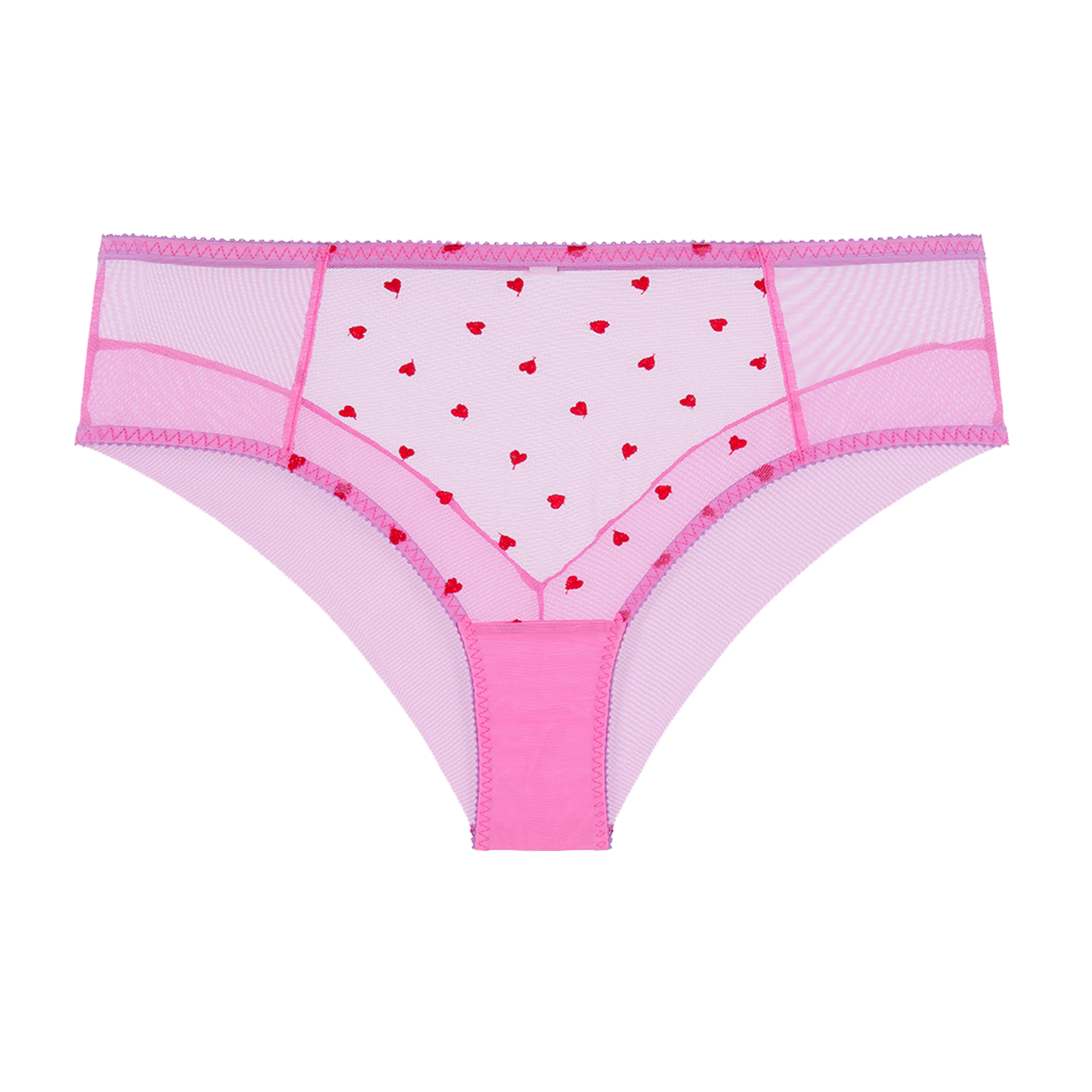 Priya Heart Embroidery High Waist Knicker