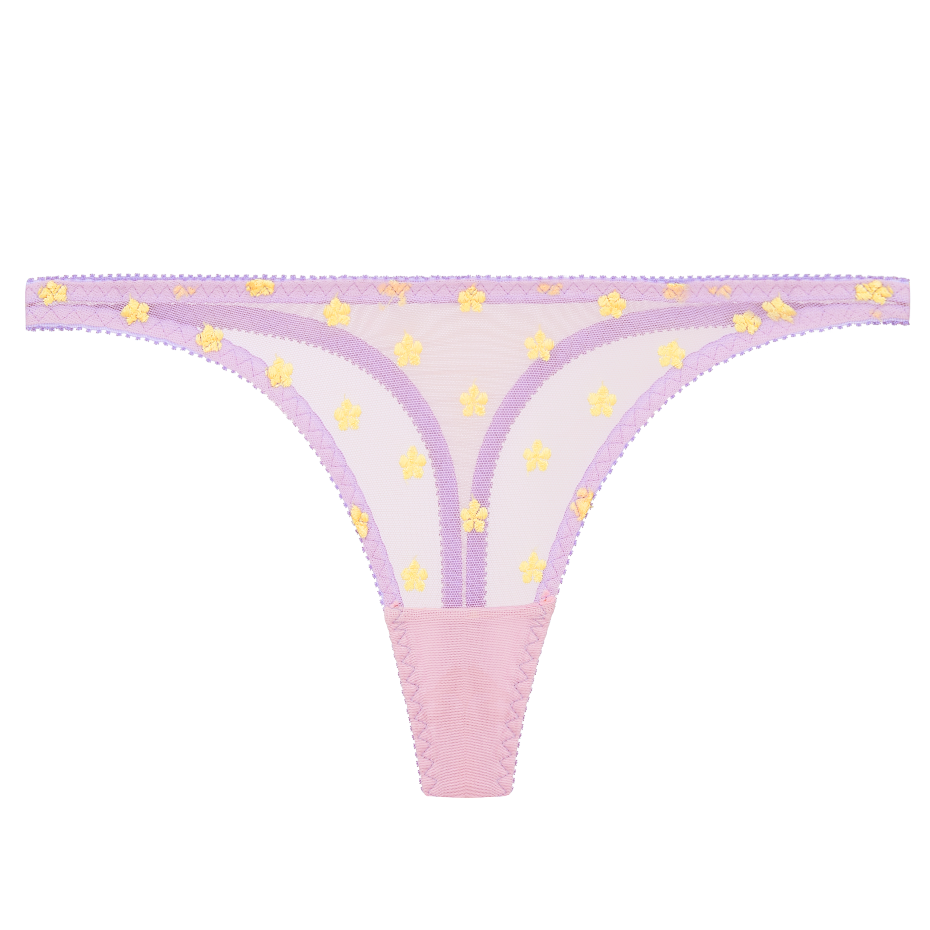 Sia Embroidery Thong