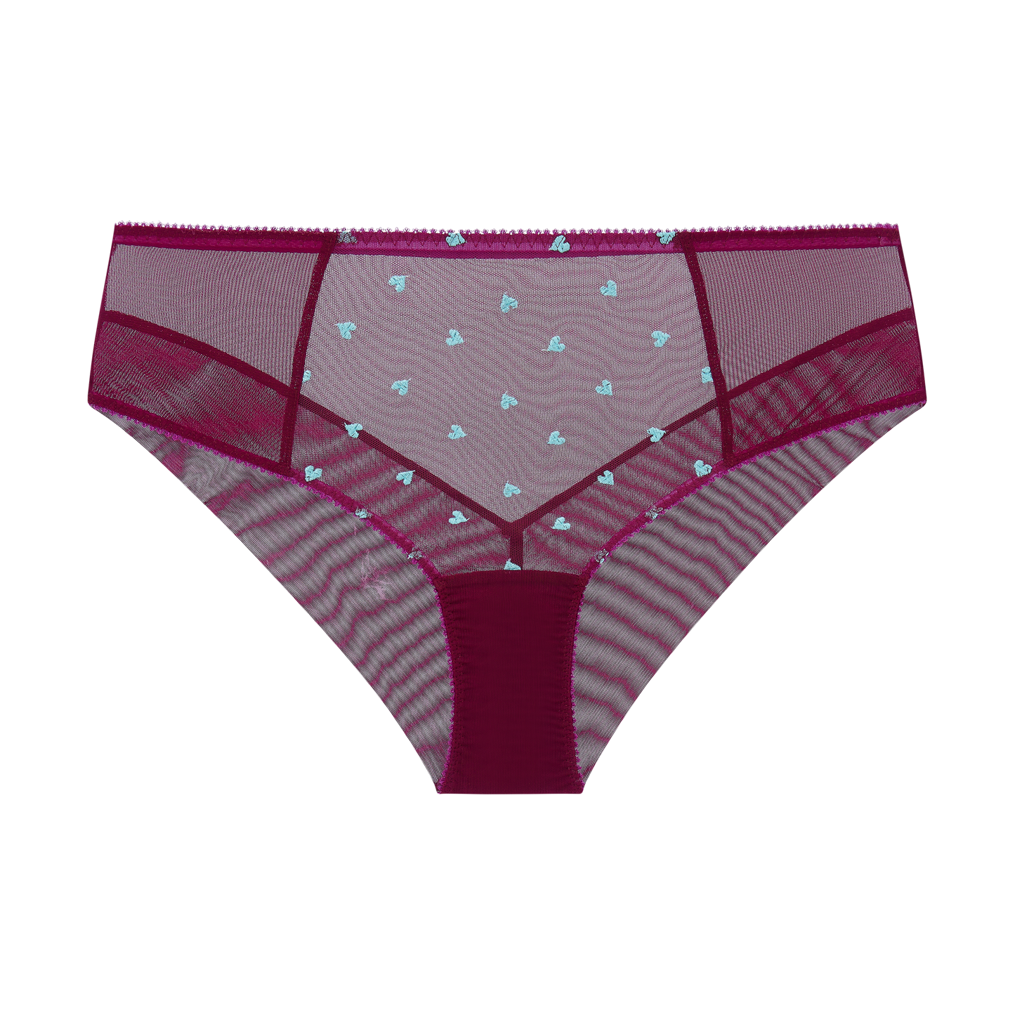 Beatrix Heart Embroidery High Waist Knicker
