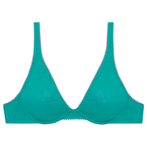 Cecily Organic Cotton Plunge Underwire Bra