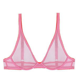 Elsie Clean Tulle Plunge Bra