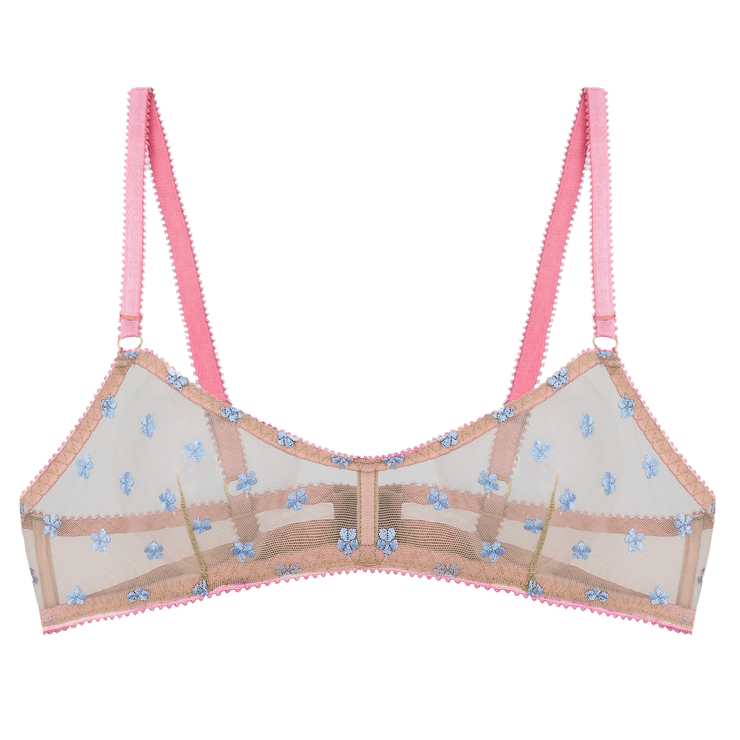 Clover Embroidery Bralette