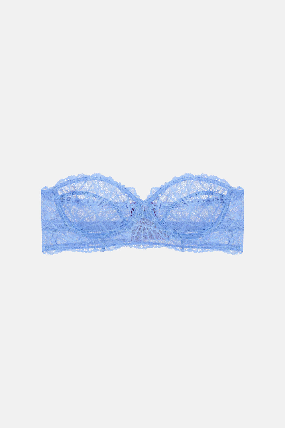 Lightly Lined Memory Foam Strapless Bra - Enchanted forest