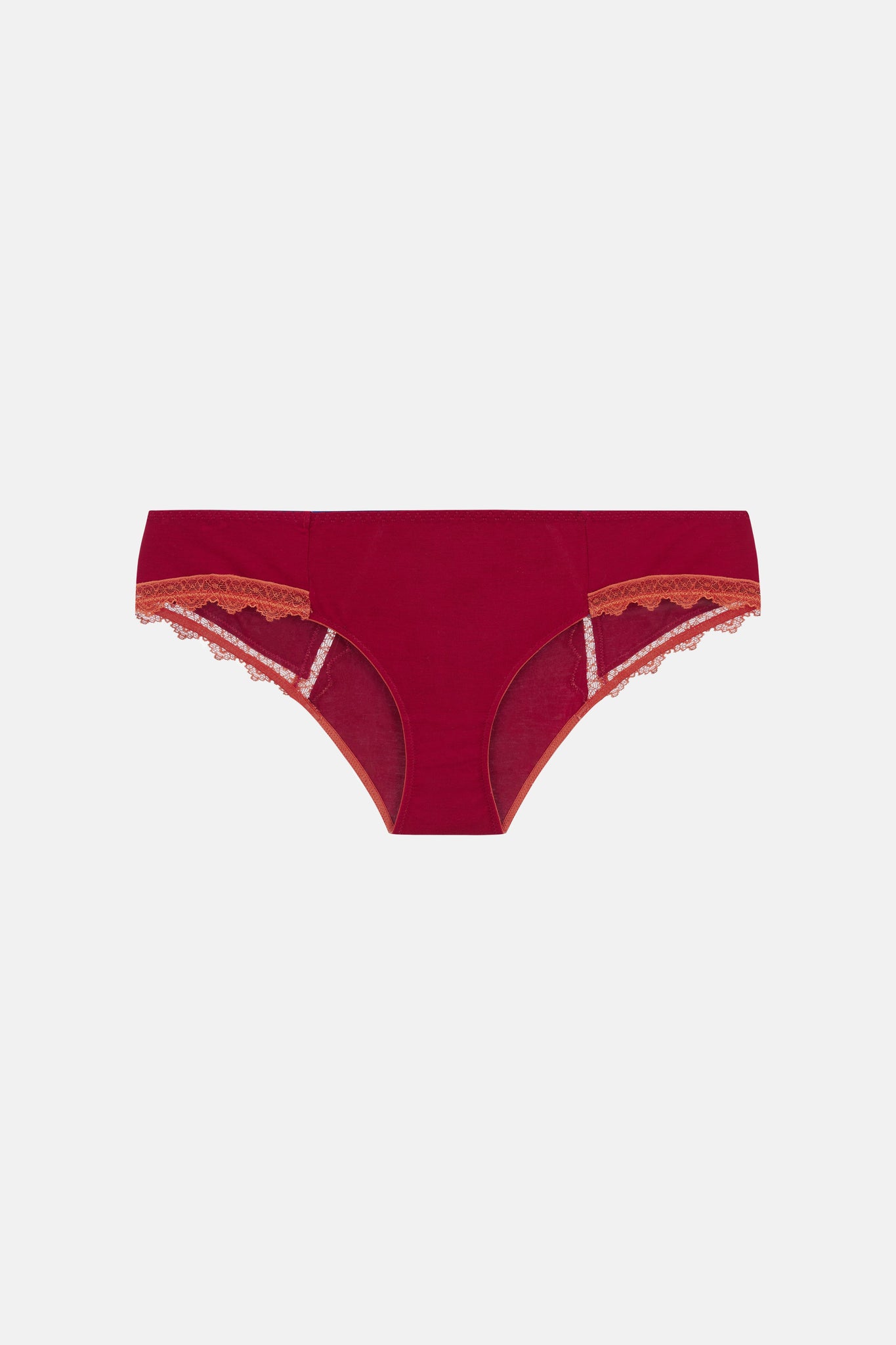 Cressida recycled lace-trimmed stretch-modal briefs