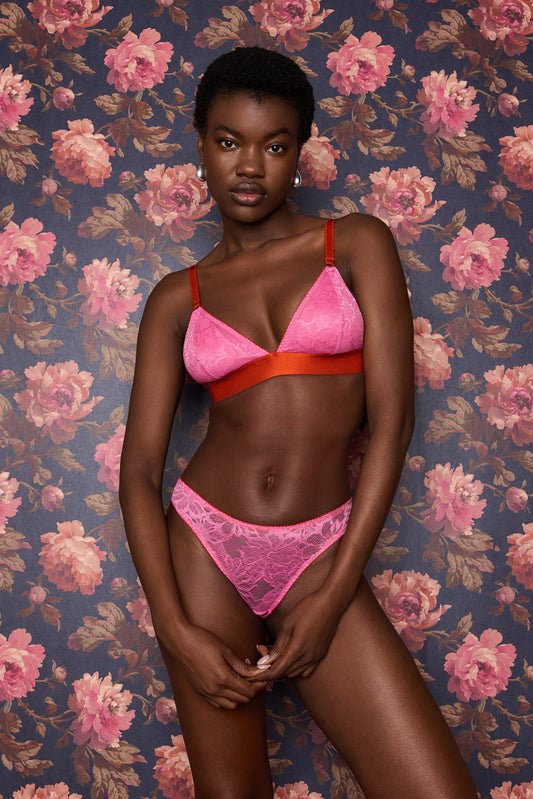 Rosamund Lace Padded Triangle Bra