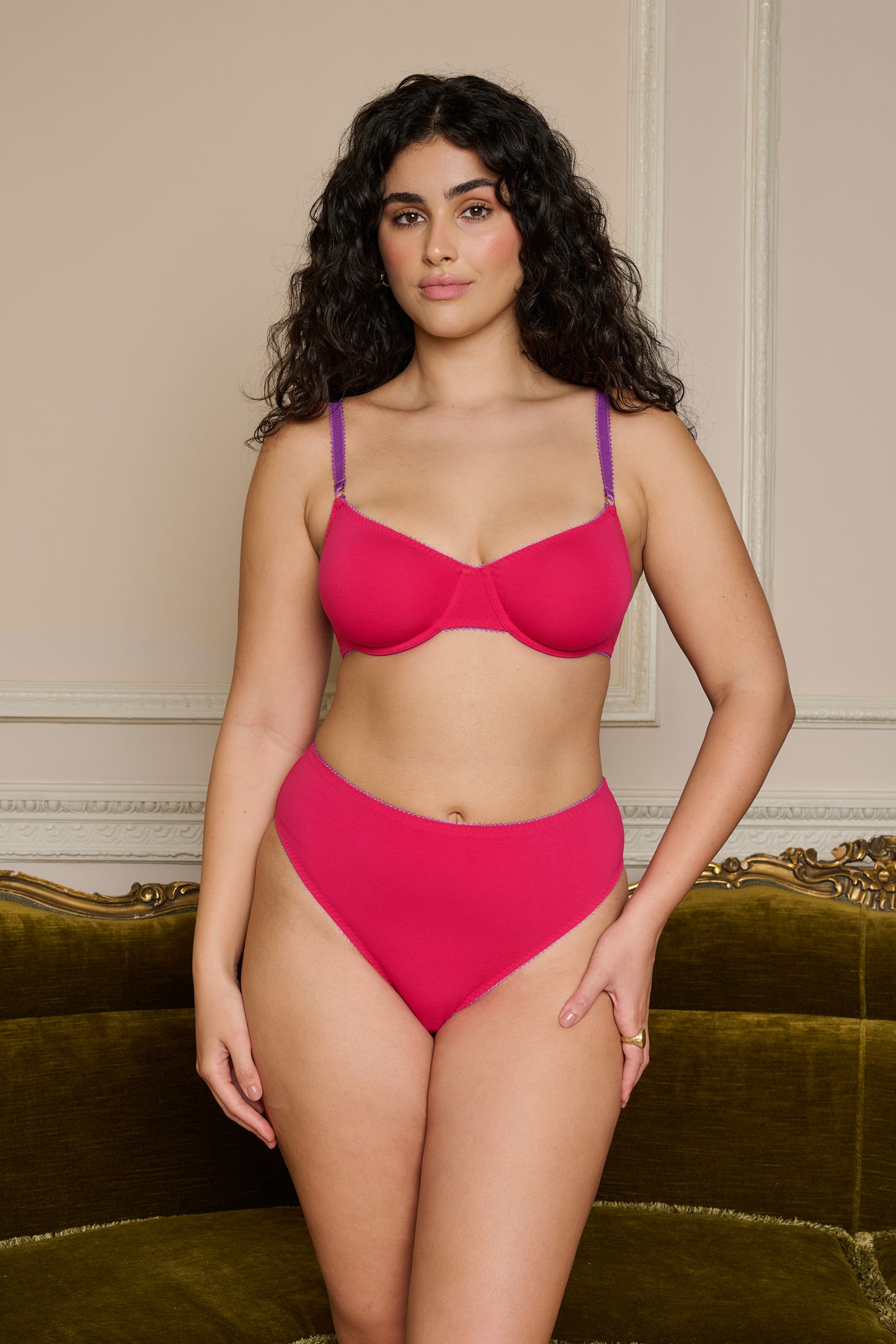 Fia Organic Cotton High Waist Knicker