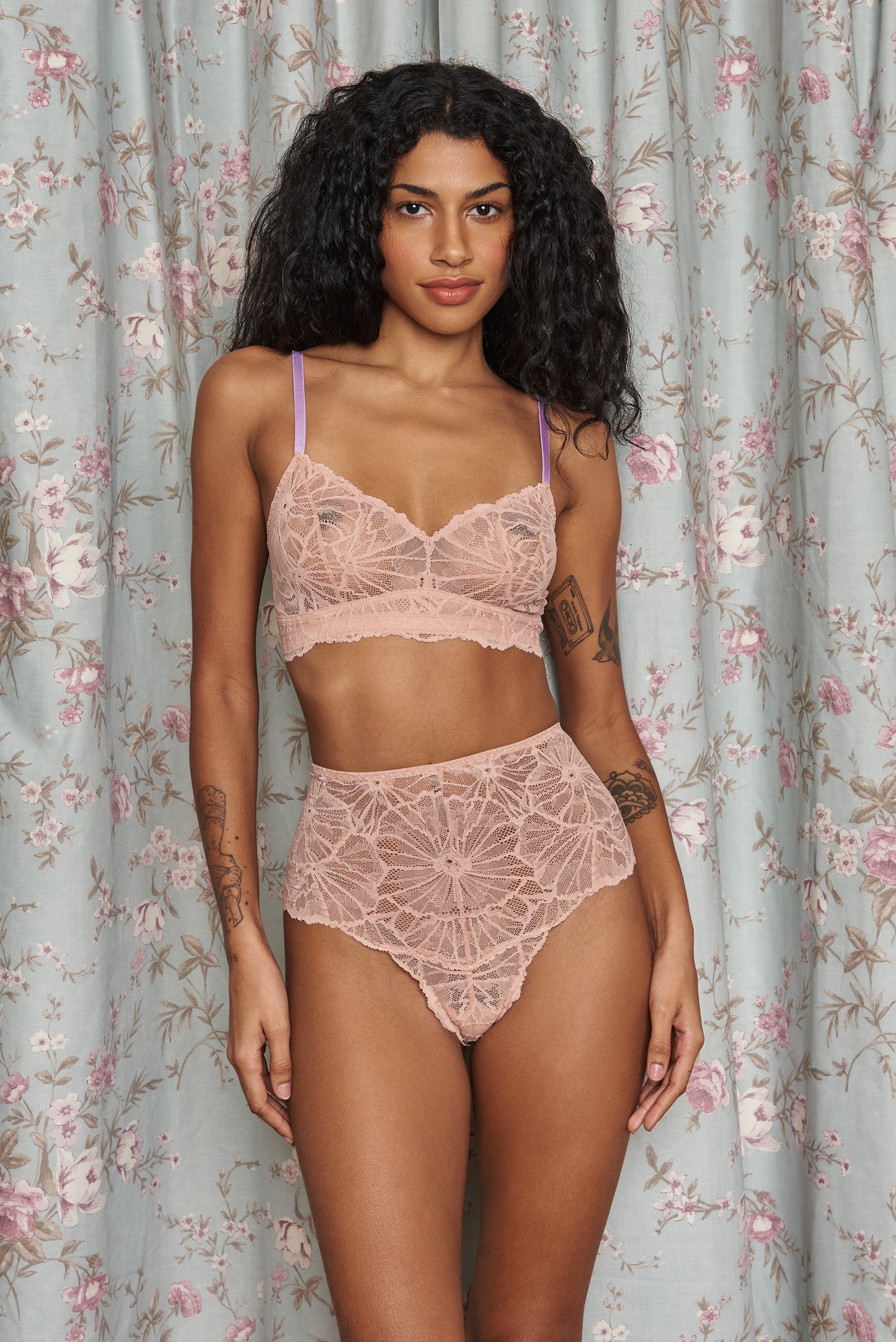 Noa Graphic Lace High Waist Knicker