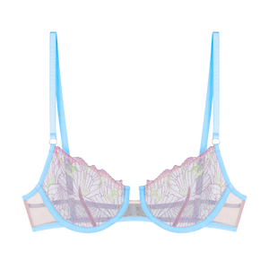 Echo Butterfly Embroidery Underwire Bra