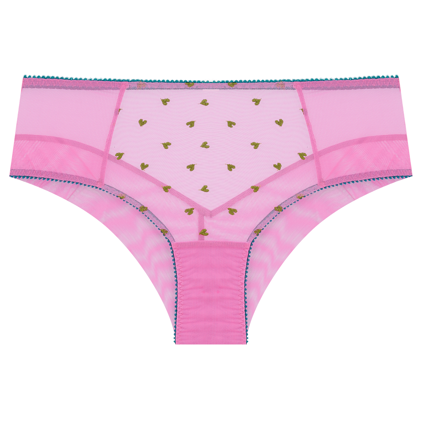 Elfie Heart Embroidery High Waist Knicker