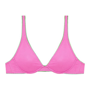 Fannie Organic Cotton Plunge Underwire Bra