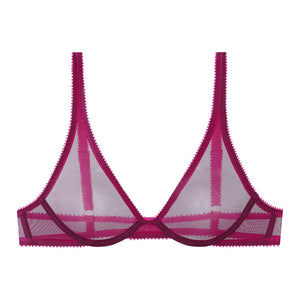 Luna Clean Tulle Plunge Bra