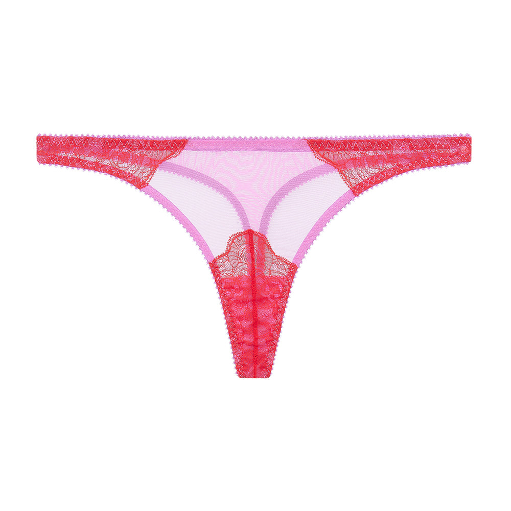 Marlene Lace And Tulle Thong