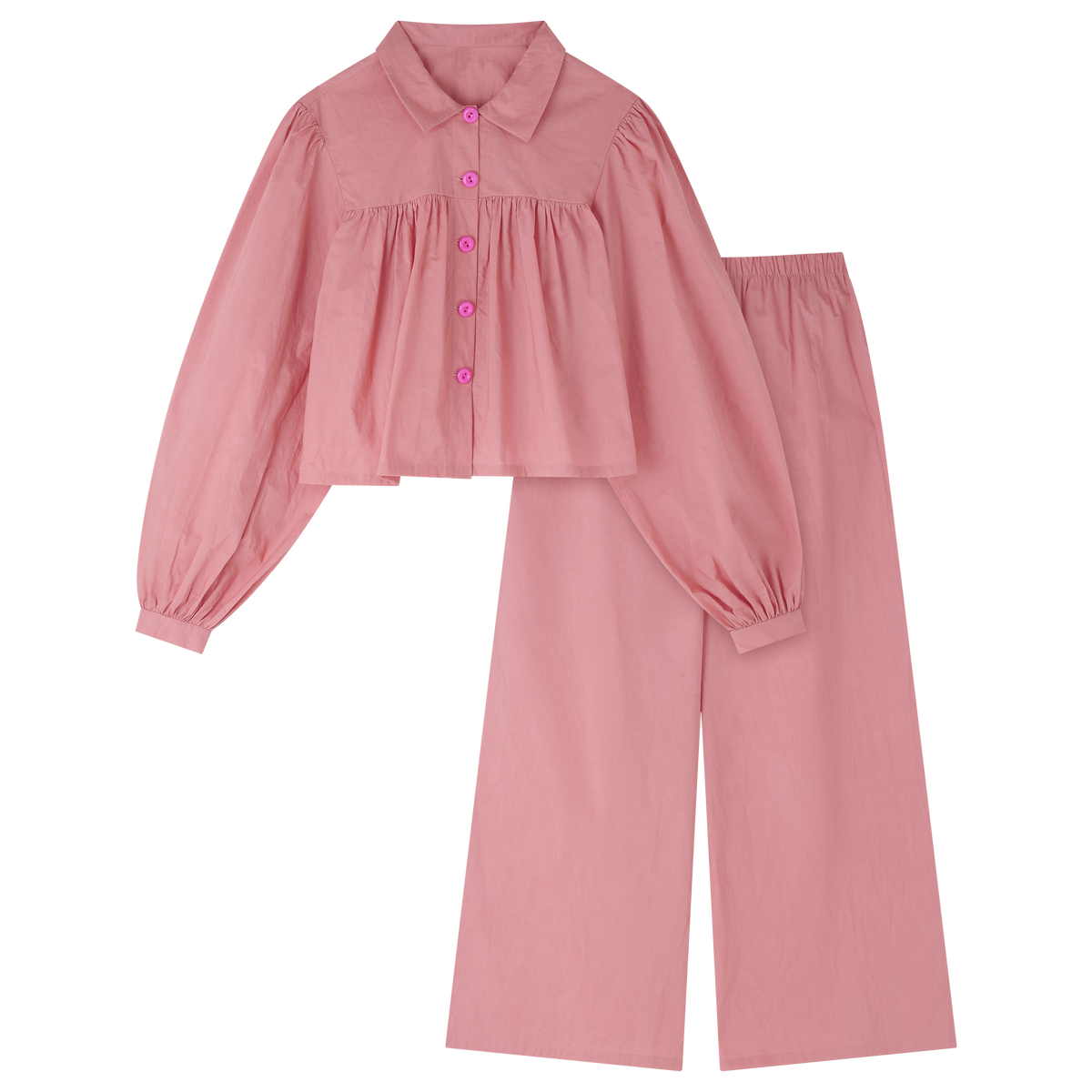 Mila Organic Cotton Shirt & Trouser Set