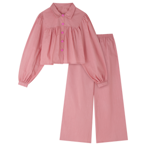Mila Organic Cotton Shirt & Trouser Set