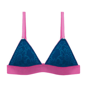 Nebula Lace Padded Triangle Bralette