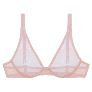 Ophelia Clean Tulle Plunge Bra