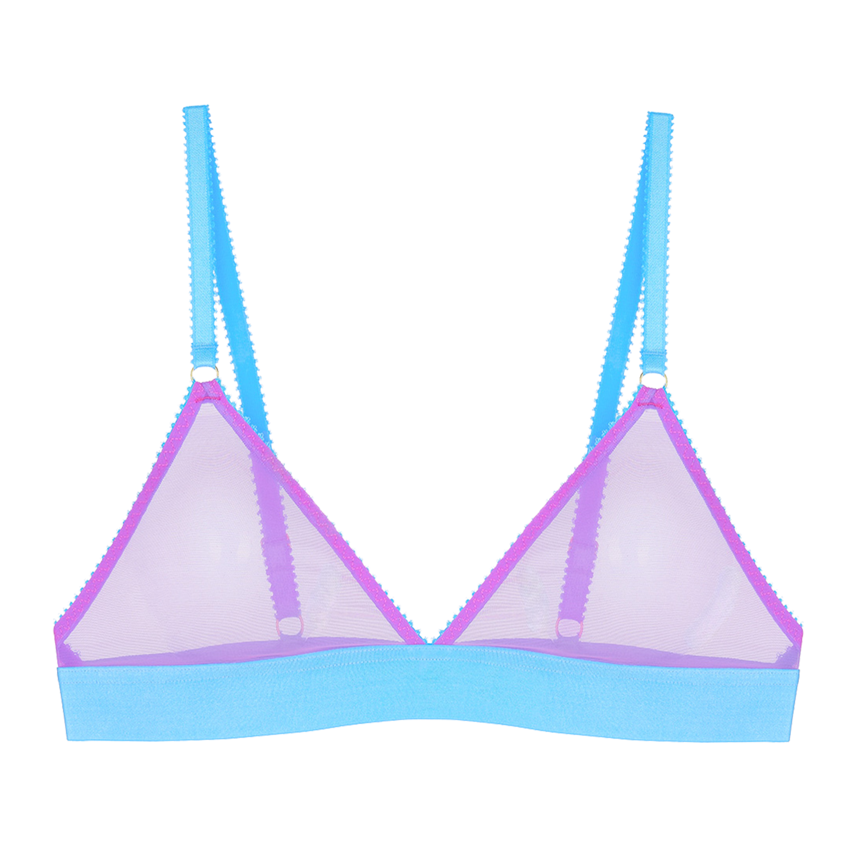Pink Triangle Pip Pippa Clean Tulle Sheer Triangle Bralette – Dora Larsen