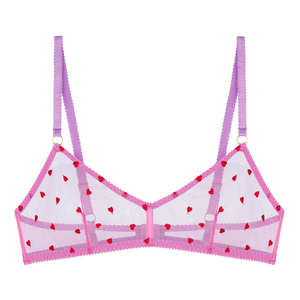 Priya Heart Embroidery Bralette