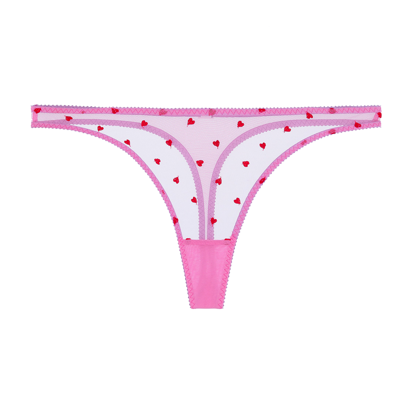 Priya Heart Embroidery Thong