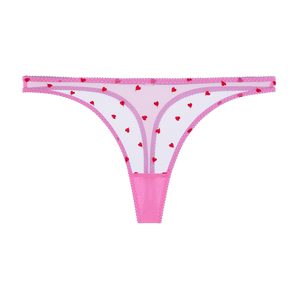 Priya Heart Embroidery Thong