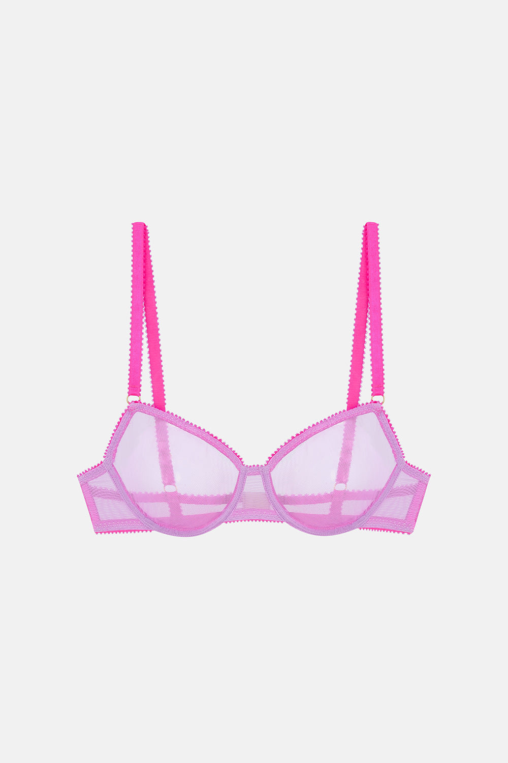 Victoria Secret PINK Love Pink Writing Graphic Pattern Bra Size 32A