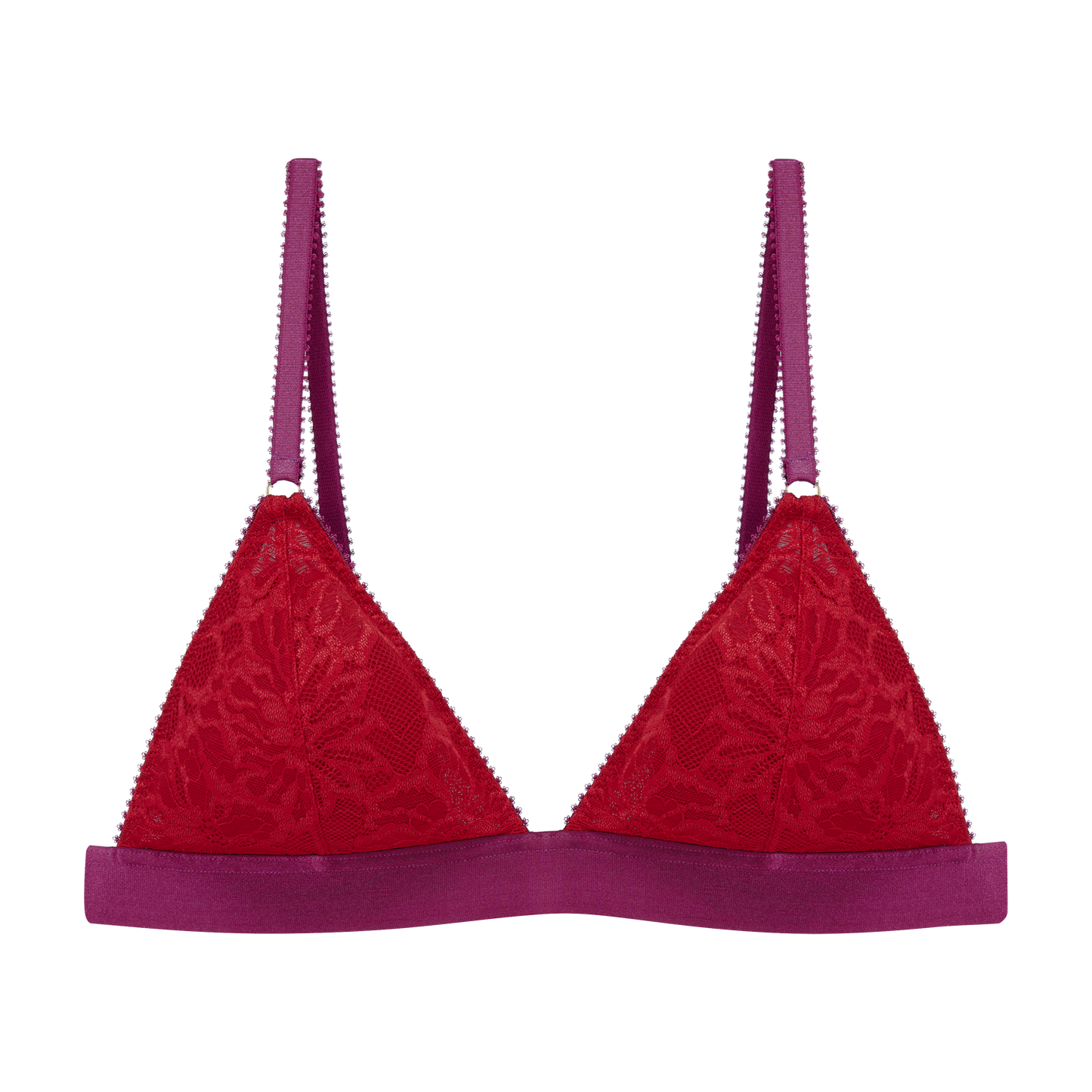 Ruben Lace Padded Triangle Bralette