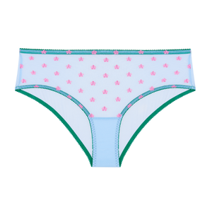 Sage Embroidery High Waist Knicker