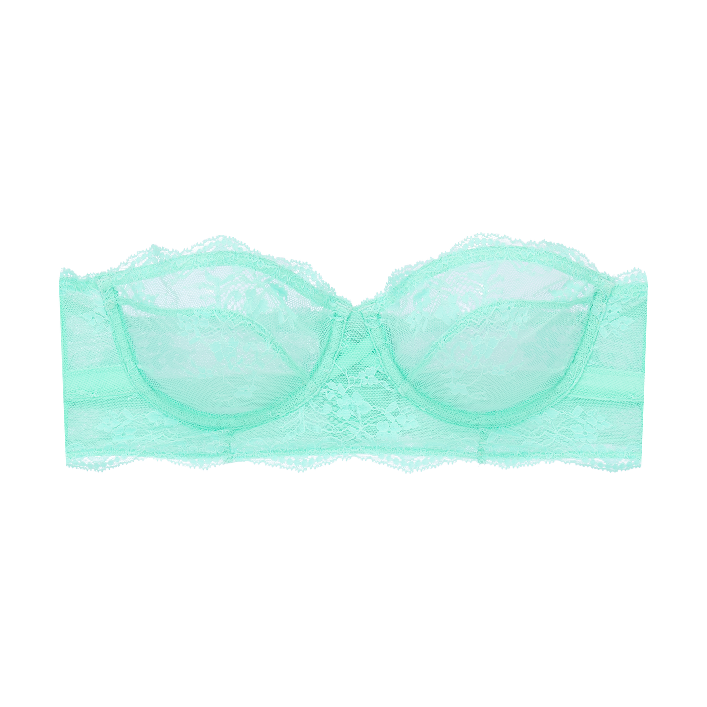 Tove Floral  Lace Strapless Bra