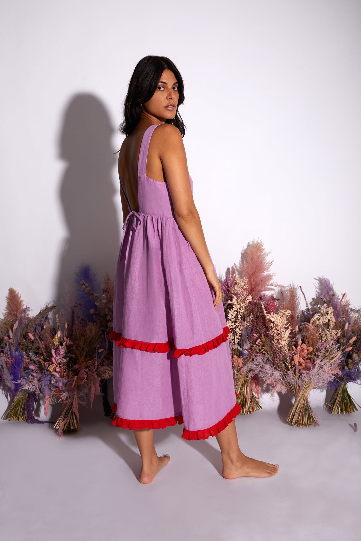 model:Sundal is wearing a UK10