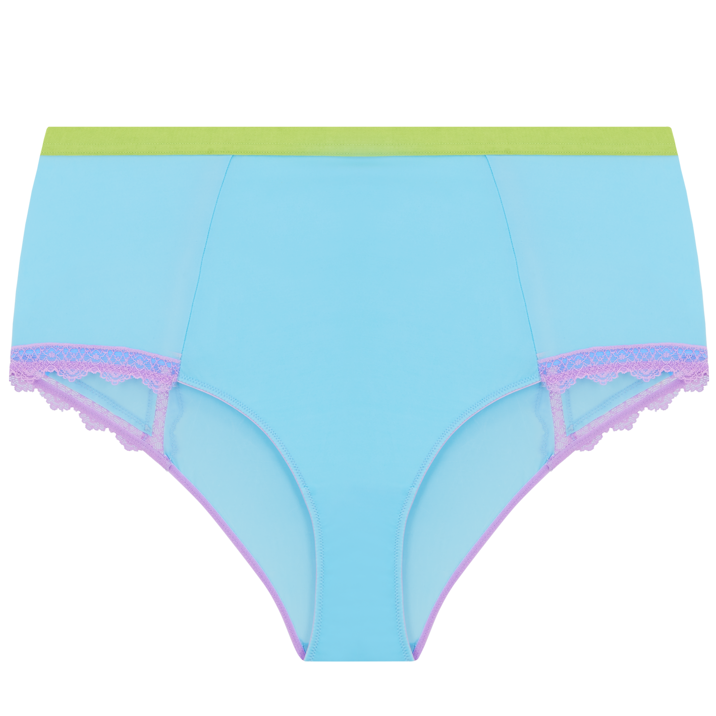 Heidi Lace Trim High Waist Knicker