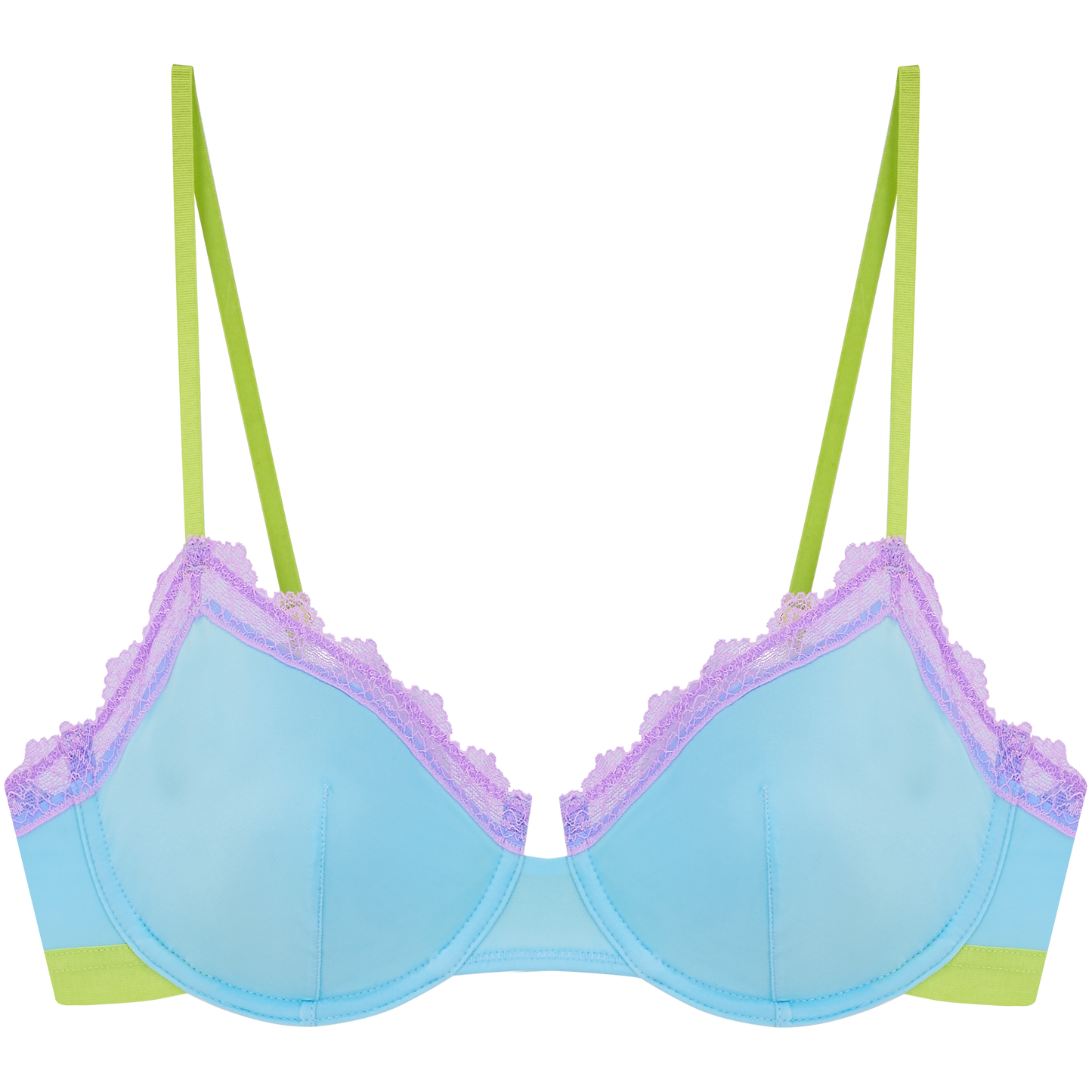 Heidi Lace Trim Underwire Bra